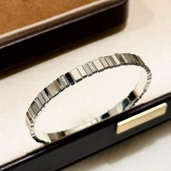 S925 Silver Half Irregular Diamond Bracelet