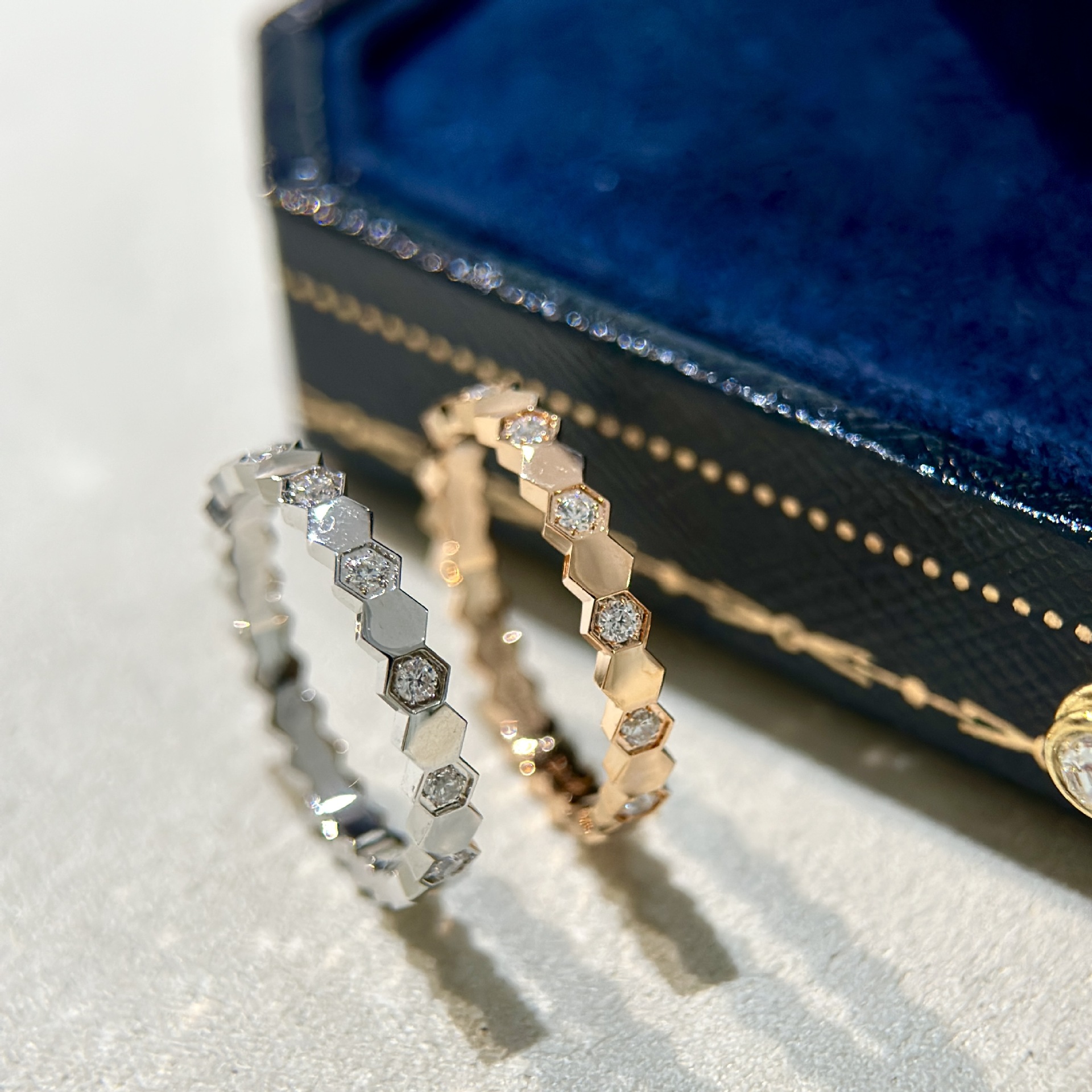 S925 Sterling Silver Honeycomb Diamond Semi-Ring, CNC Handcrafted, Classic Style, Versatile, Stackable, Lightweight Luxury Ring S925 Sterling Silver Honeycomb Diamond Semi-Ring, CNC Handcrafted, Classic Style, Versatile, Stackable, Lightweight Luxury Ring