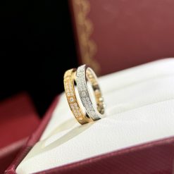 Beautiful, gentle ring with 2 versions: white s925 silver and 18k gold plated