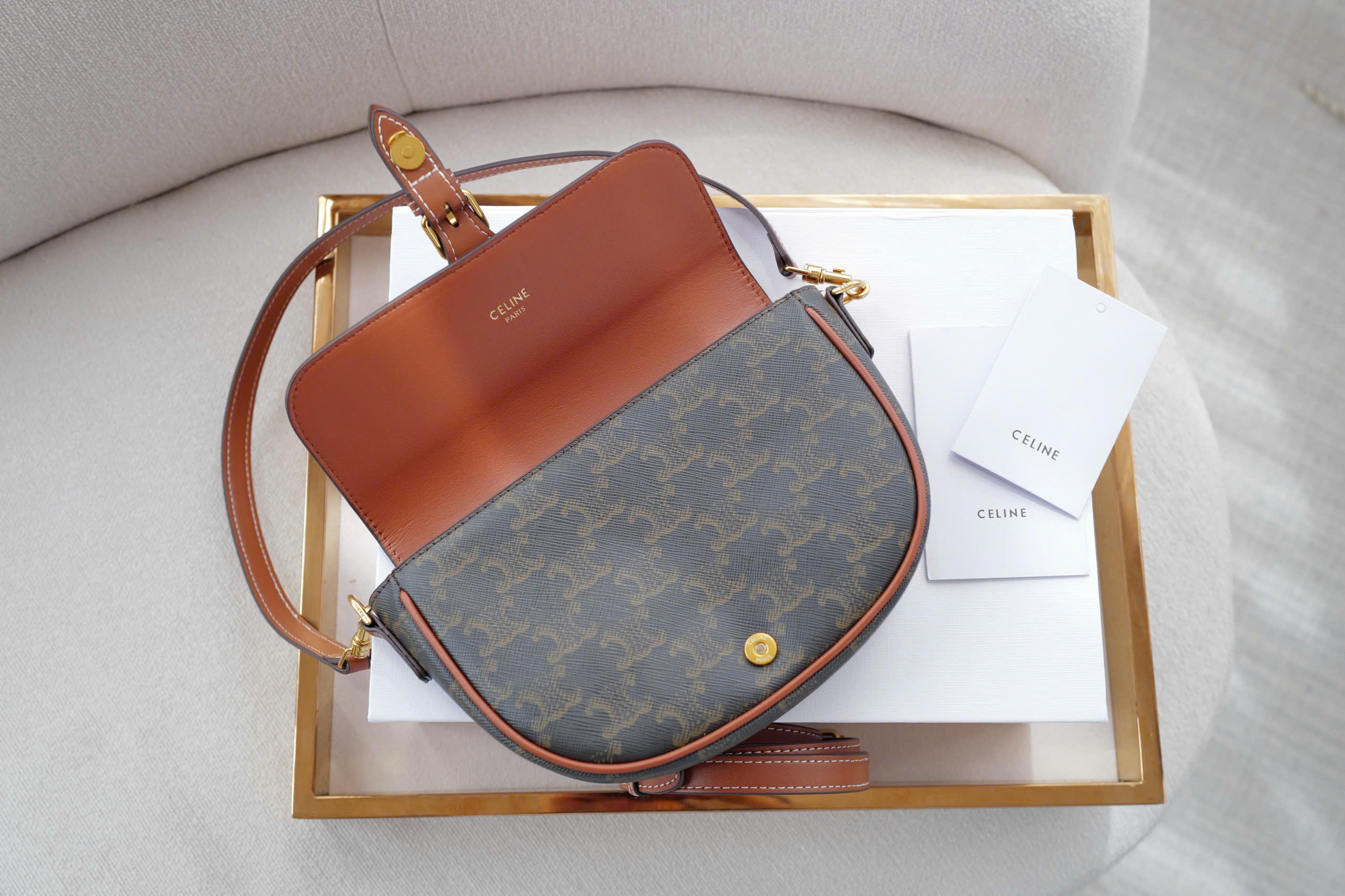 Celine Triomphe Canvas mini super Size: 18 cm Celine Triomphe Canvas mini super Size: 18 cm