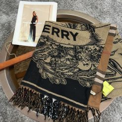 BURBERRY SCARF Material: High quality wool blend, soft and smooth - keeps you warm very well.