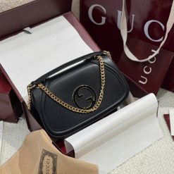 GUCCI BLONDIE MINI ✅ cowhide, manufactured leather size: 21.5 X 14 cm
