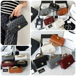 CHANEL TOP HANDLE size 20cm