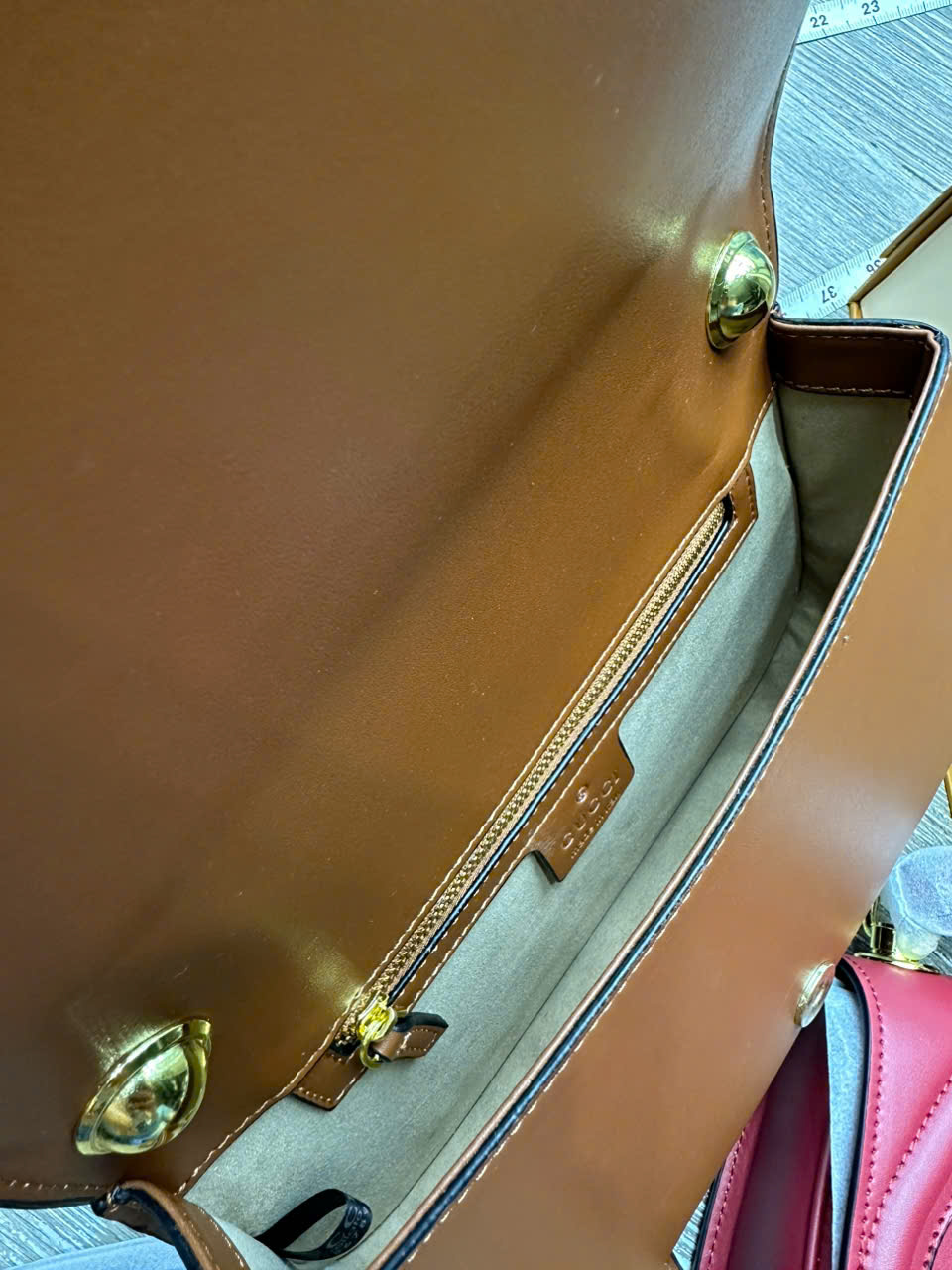 Gucci Blondie Small Top 'Rosso Ancora' super Women's Bag - Size: 26.5 x 16.5 x 8.5 cm - Material: Calfskin Gucci Blondie Small Top 'Rosso Ancora' super Women's Bag - Size: 26.5 x 16.5 x 8.5 cm - Material: Calfskin