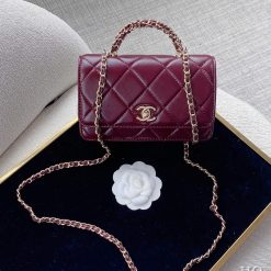 Chanel woc super The leather is very nice Size: 20 cm
