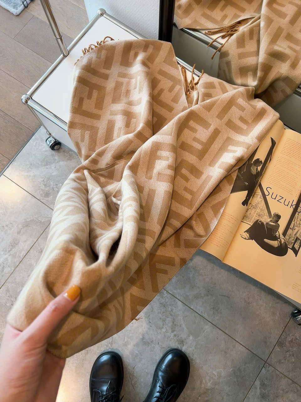 Fendi Tweed Scarf Fendi Tweed Scarf