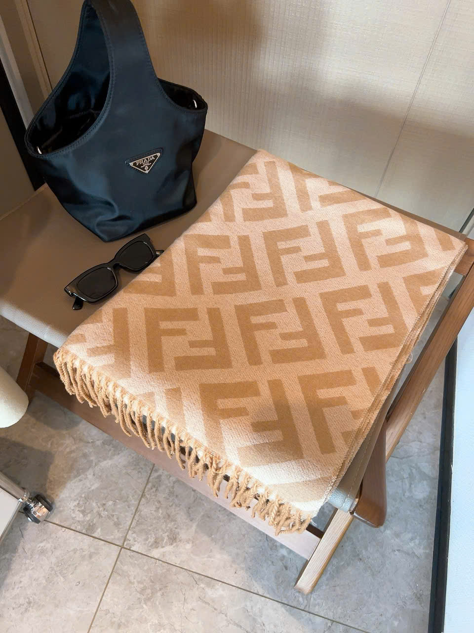 Fendi Tweed Scarf Fendi Tweed Scarf