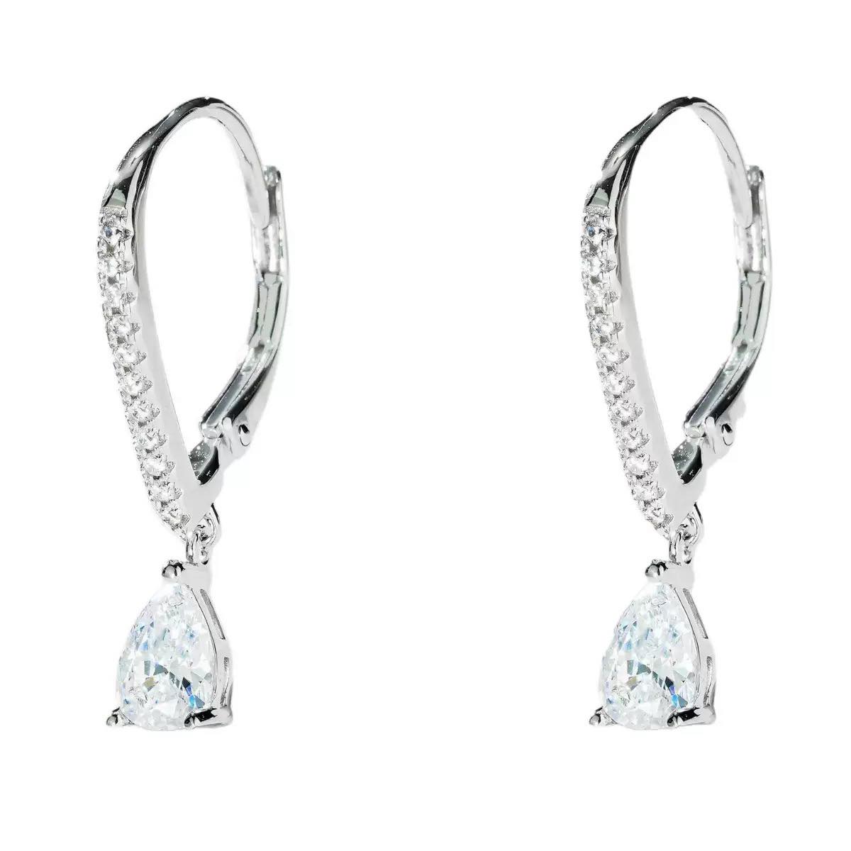 S925 Sterling Silver Teardrop Earrings for Women, Simple and Gentle Earrings S925 Sterling Silver Teardrop Earrings for Women, Simple and Gentle Earrings