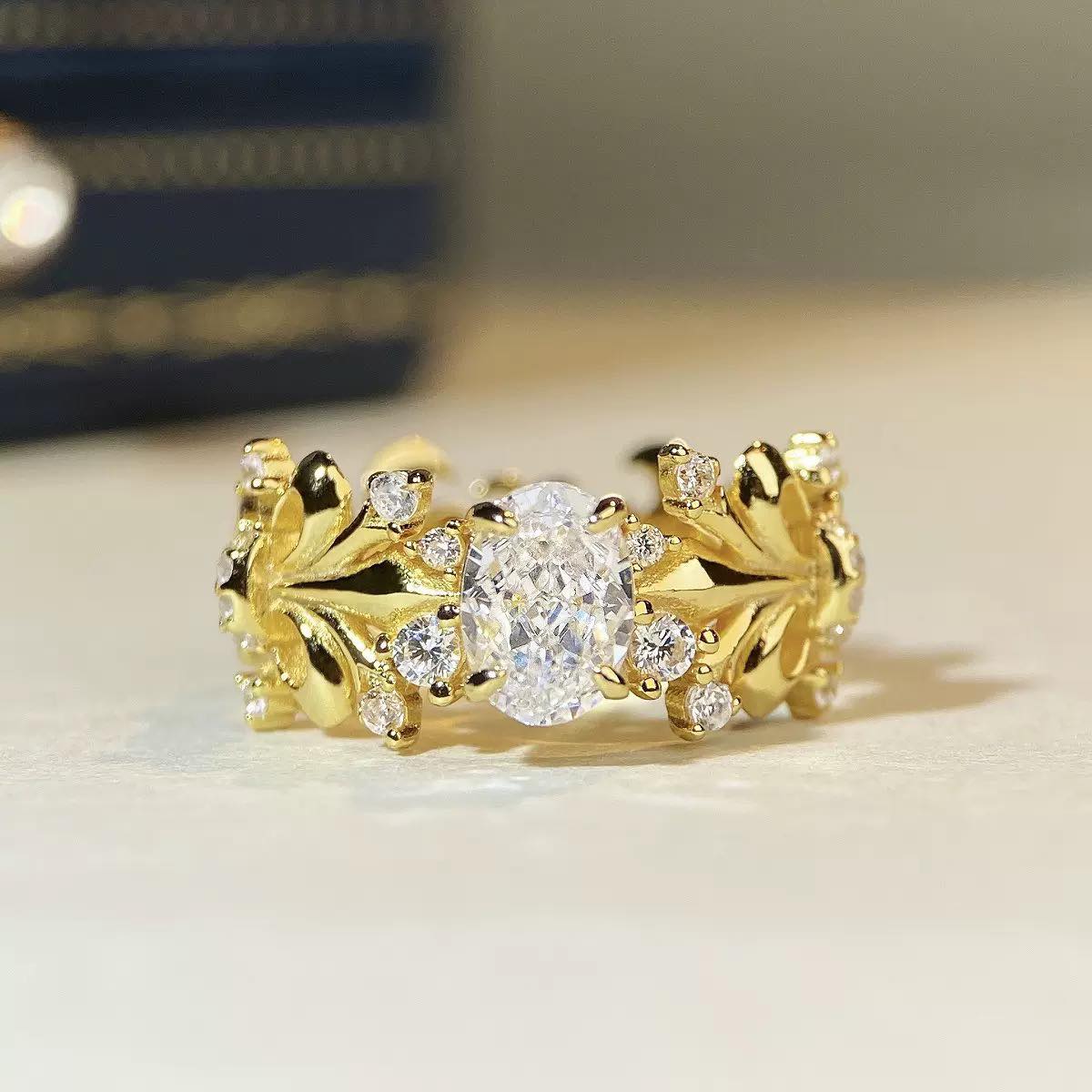 S925 Sterling Silver Iris Ring for Women, Exquisite and Luxurious S925 Sterling Silver Iris Ring for Women, Exquisite and Luxurious