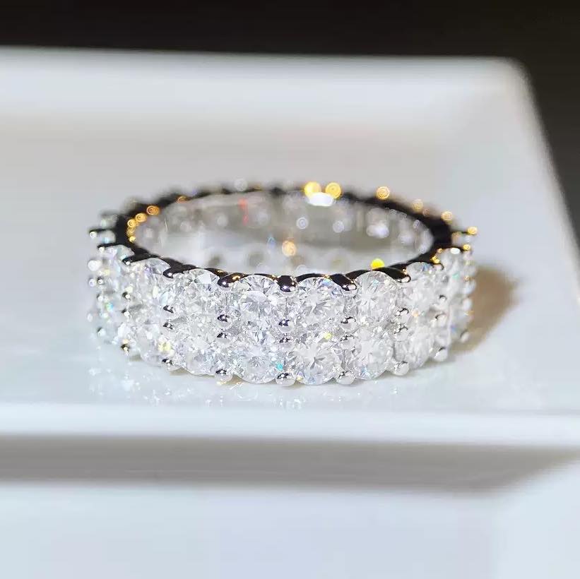 S925 sterling silver moissanite ring S925 sterling silver moissanite ring