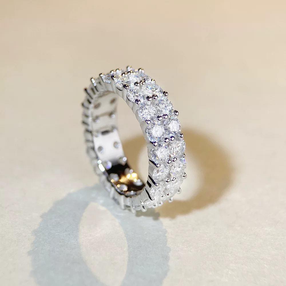 S925 sterling silver moissanite ring S925 sterling silver moissanite ring