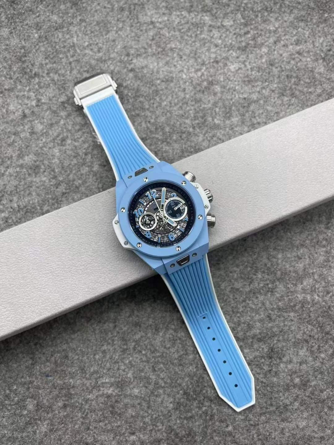 Replica Hublot 904l Stainless Steel Automatic Machine Watch 45mm