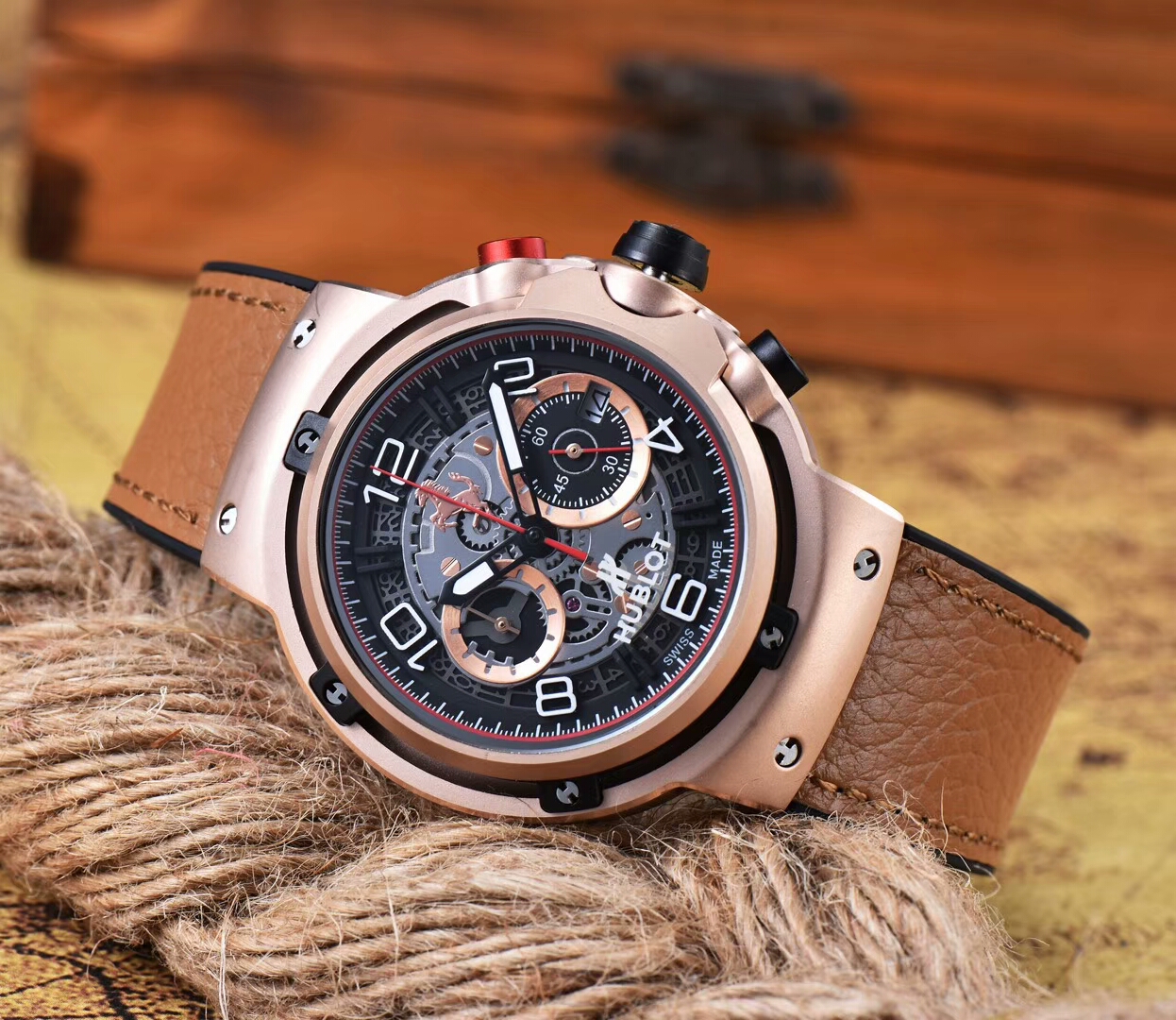 Replica Hublot 904l Stainless Steel Quartzl Watch 42mm