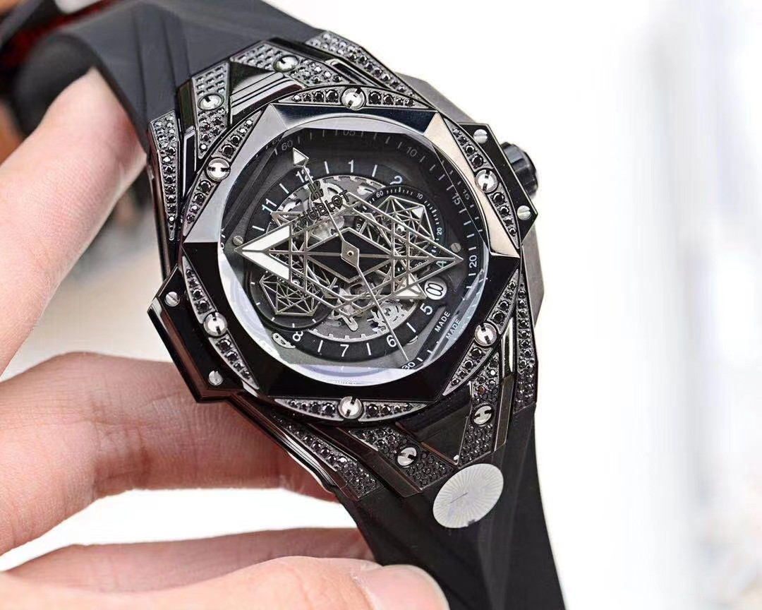 Replica Hublot 904l Stainless Steel Quartzl Watch 45mm