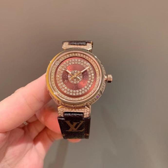 Replica Louis Vuitton Lv 904l Stainless Steel Quartz Watch 33mm