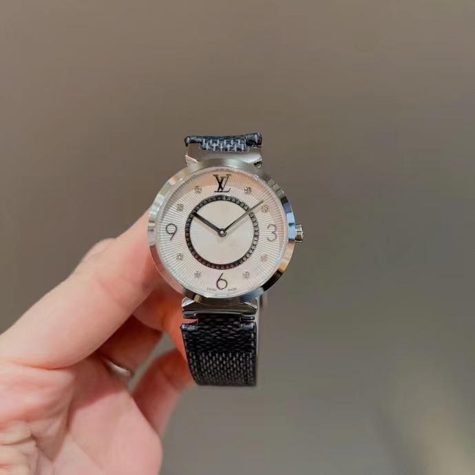 Replica Louis Vuitton Lv 904l Stainless Steel Quartz Watch 33mm