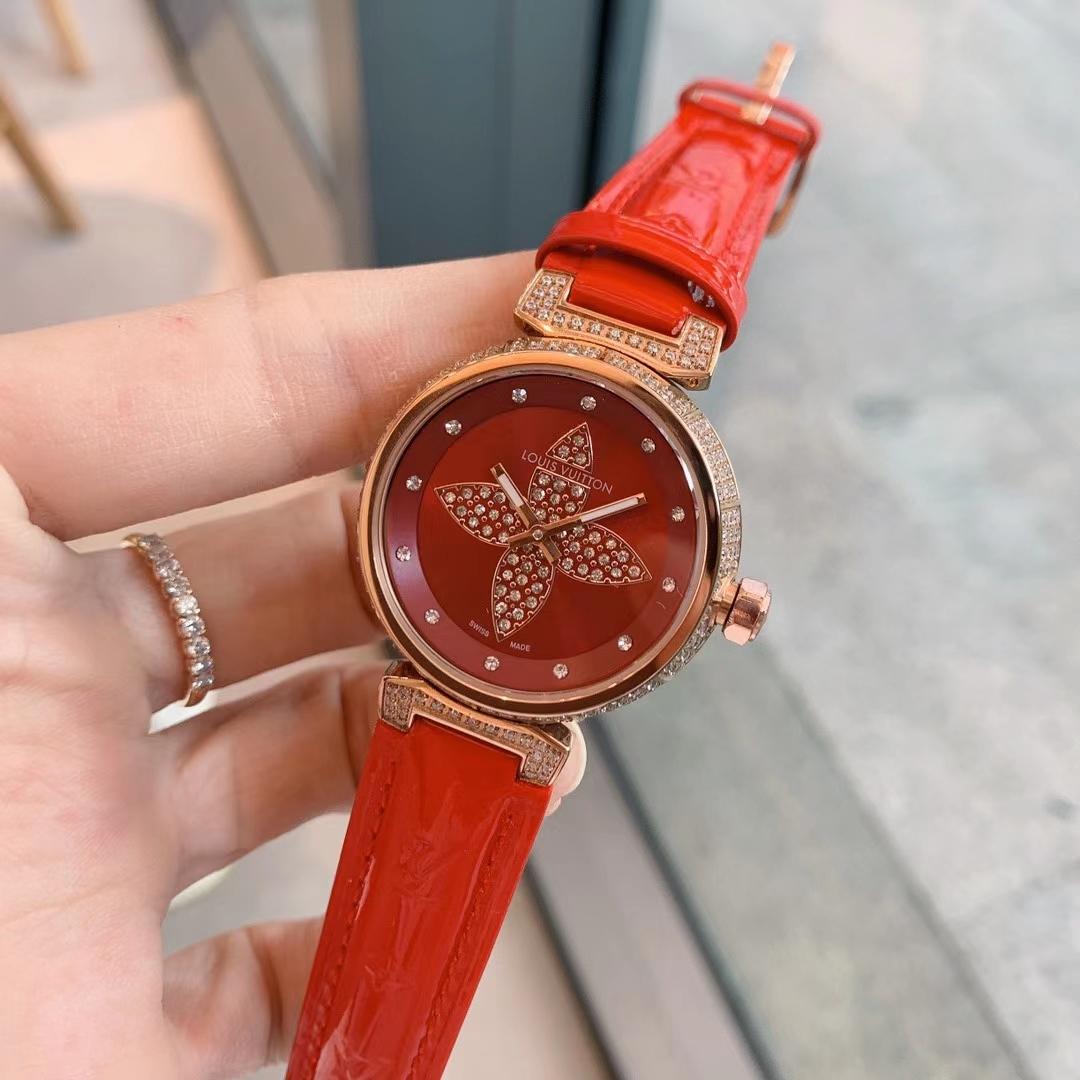Replica Louis Vuitton Lv 904l Stainless Steel Quartz Watch 33mm