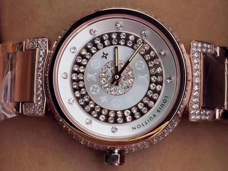 Replica Louis Vuitton Lv 904l Stainless Steel Quartz Watch 33mm