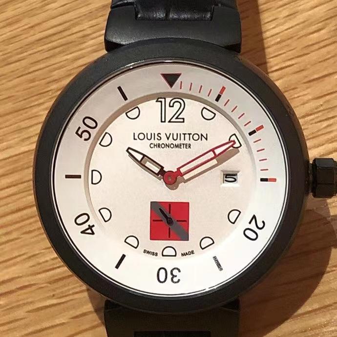 Replica Louis Vuitton Lv 904l Stainless Steel Quartz Watch 42mm