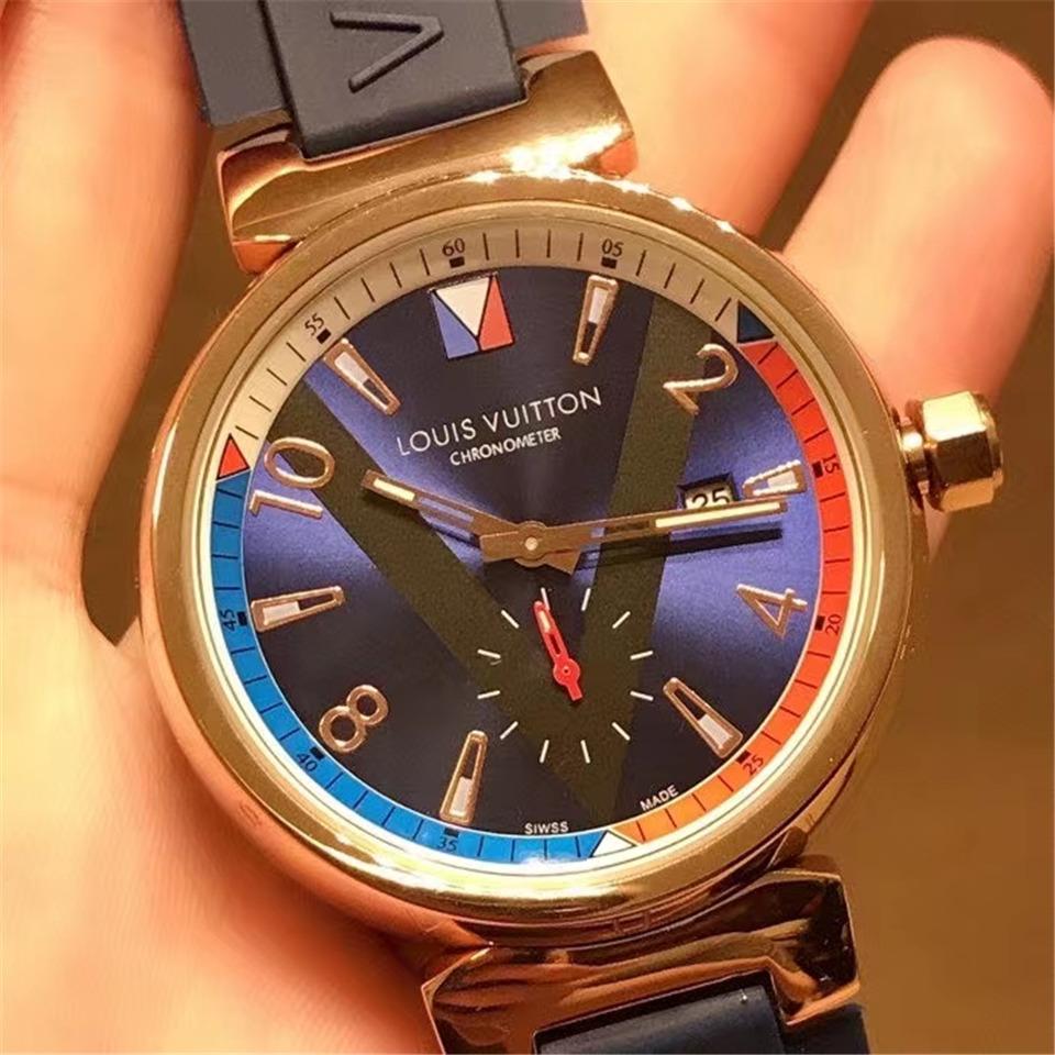 Replica Louis Vuitton Lv 904l Stainless Steel Quartz Watch 41mm