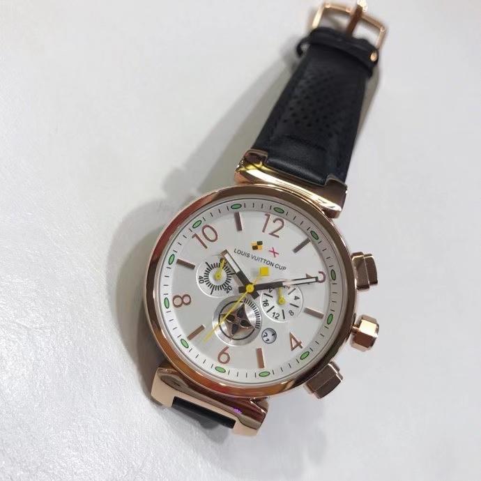 Replica Louis Vuitton Lv 904l Stainless Steel Quartz Watch 41mm