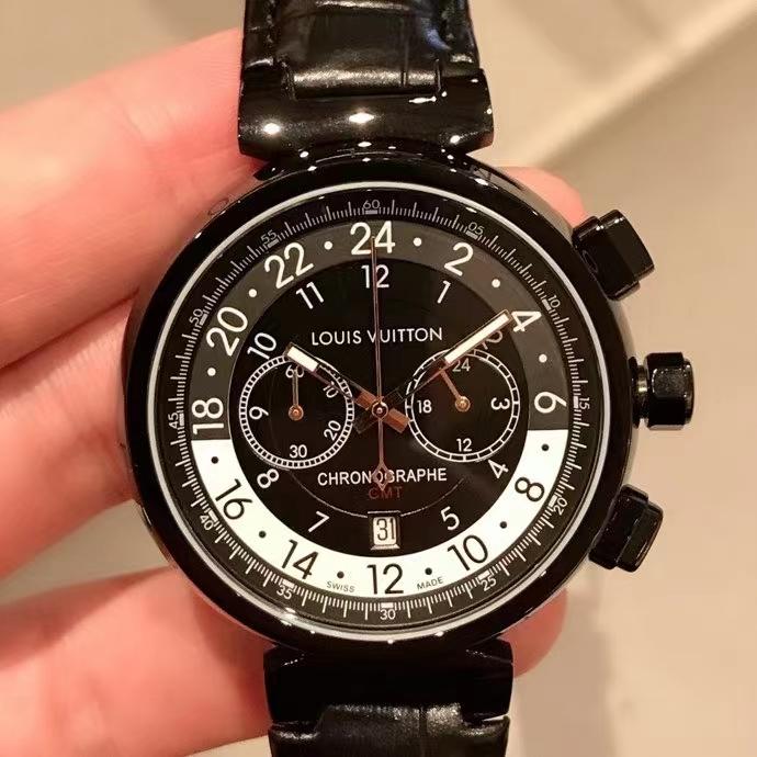 Replica Louis Vuitton Lv 904l Stainless Steel Quartz Watch 41mm