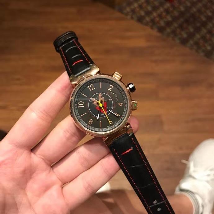 Replica Louis Vuitton Lv 904l Stainless Steel Quartz Watch 42mm