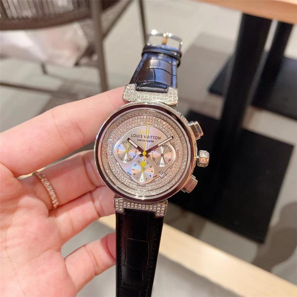 Replica Louis Vuitton Lv 904l Stainless Steel Quartz Watch 41mm