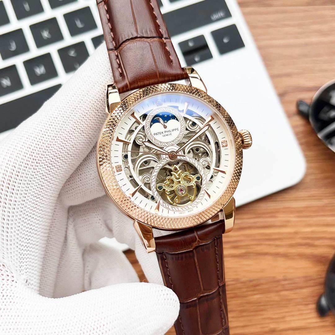 Replica Patek Philippe Tourbillon 904l Stainless Steel Automatic Mechanical Watch 43mm