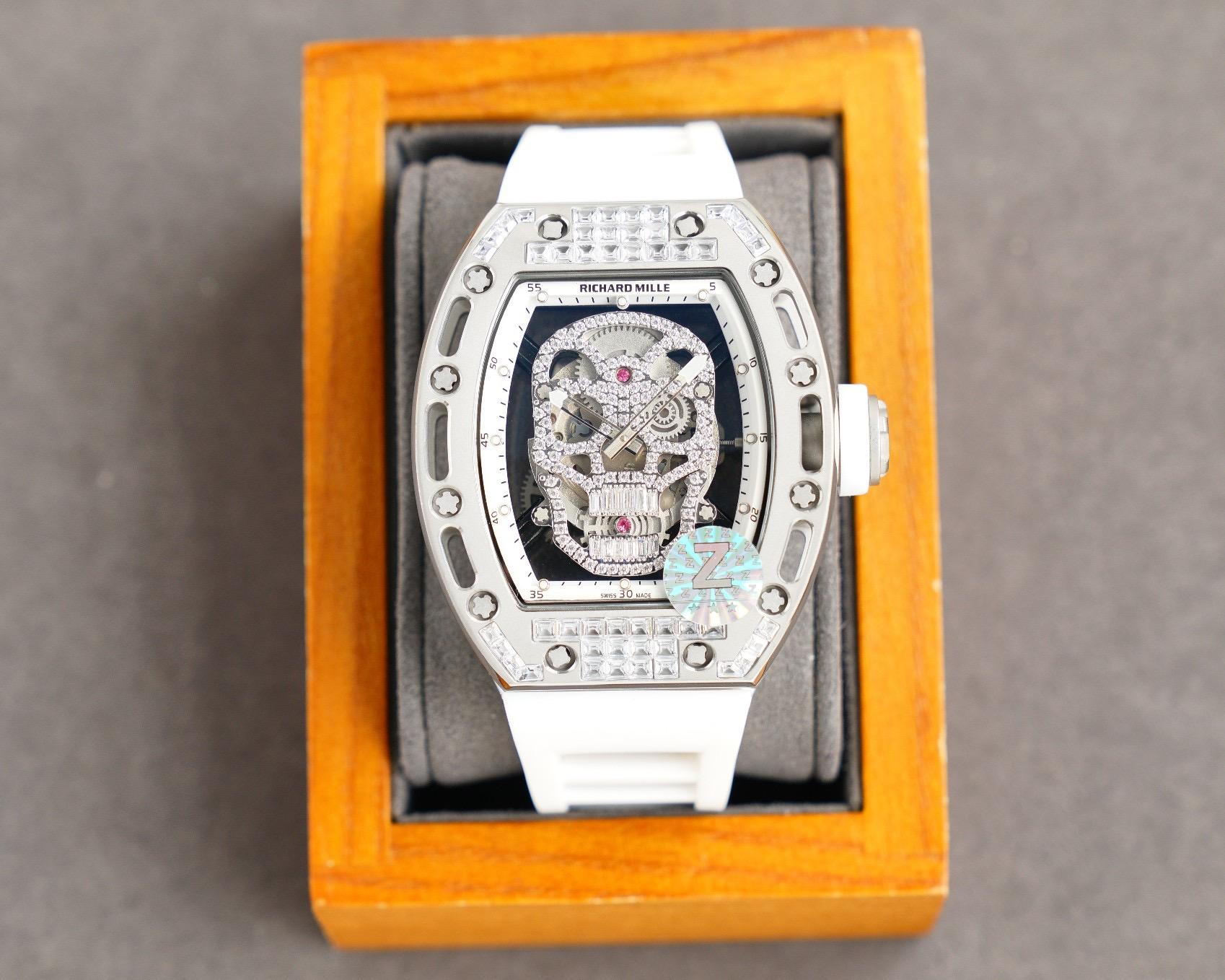 Replica Richard Mille 904l Stainless Steel Automatic Machine Watch 42mm
