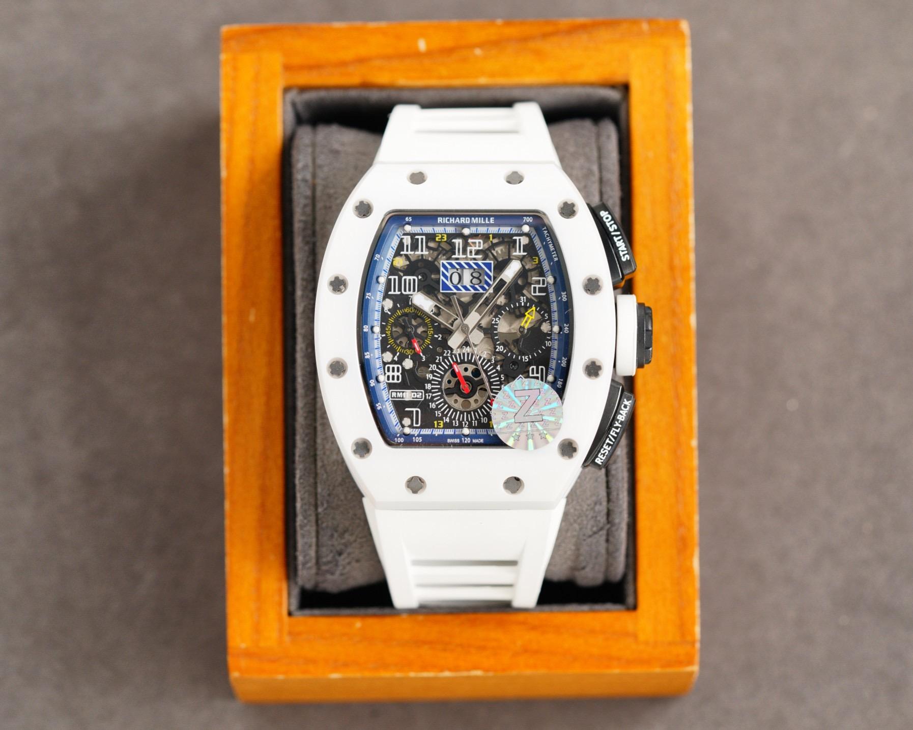 Replica Richard Mille Ceramic Case Automatic Machine 7750 Movement Watch 42mm