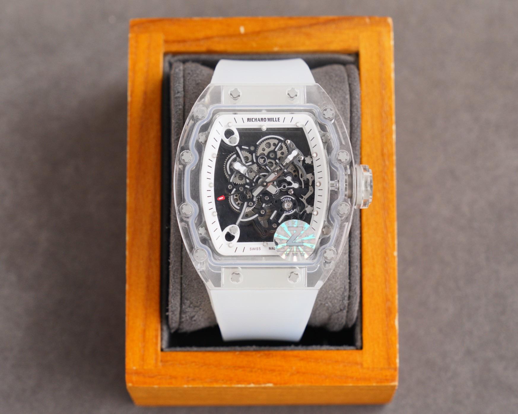 Replica Richard Mille Transparent Shell Automatic Machine Watch 42mm