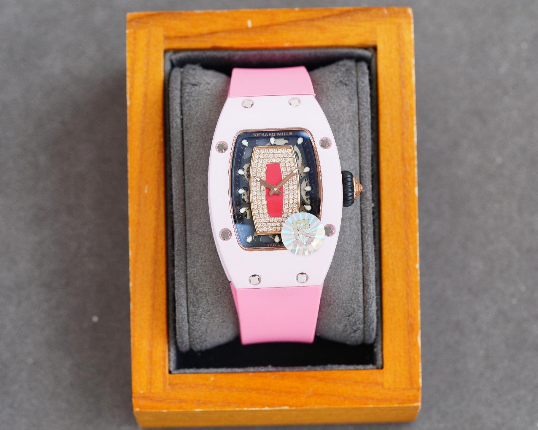 Replica Richard Mille Ceramic Case Automatic Machine Watch 31mm