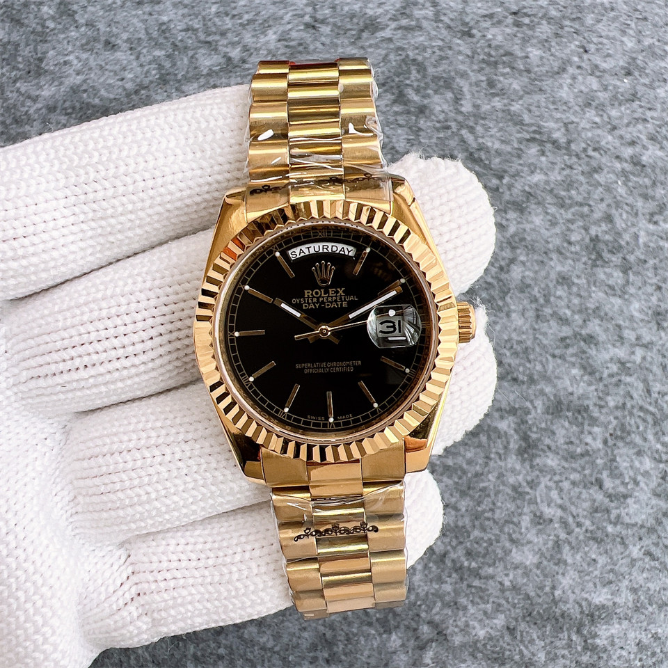 Replica Rolex Daydate 904l Stainless Steel Automatic Mechanical Watch 36mm