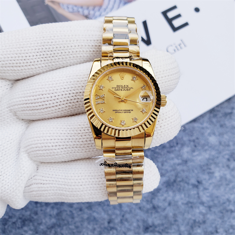 Replica Rolex Datejust 904l Stainless Steel Automatic Mechanical Watch 36mm 31mm