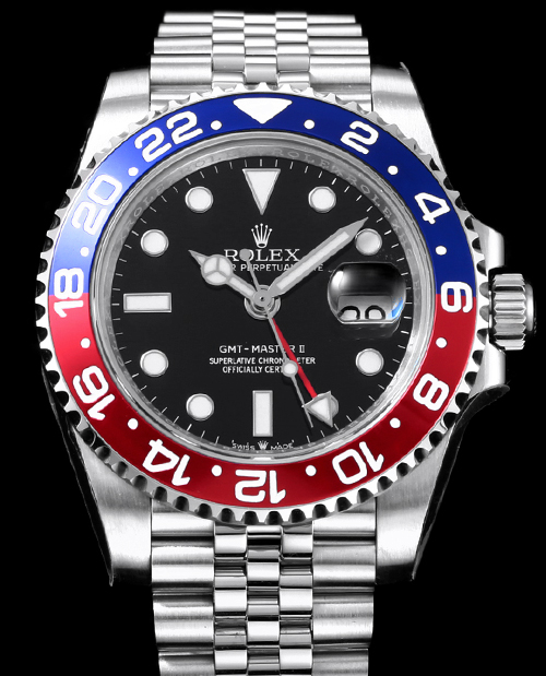 Replica Rolex Gmt Master 904l Stainless Steel Automatic Mechanical Watch 40mm