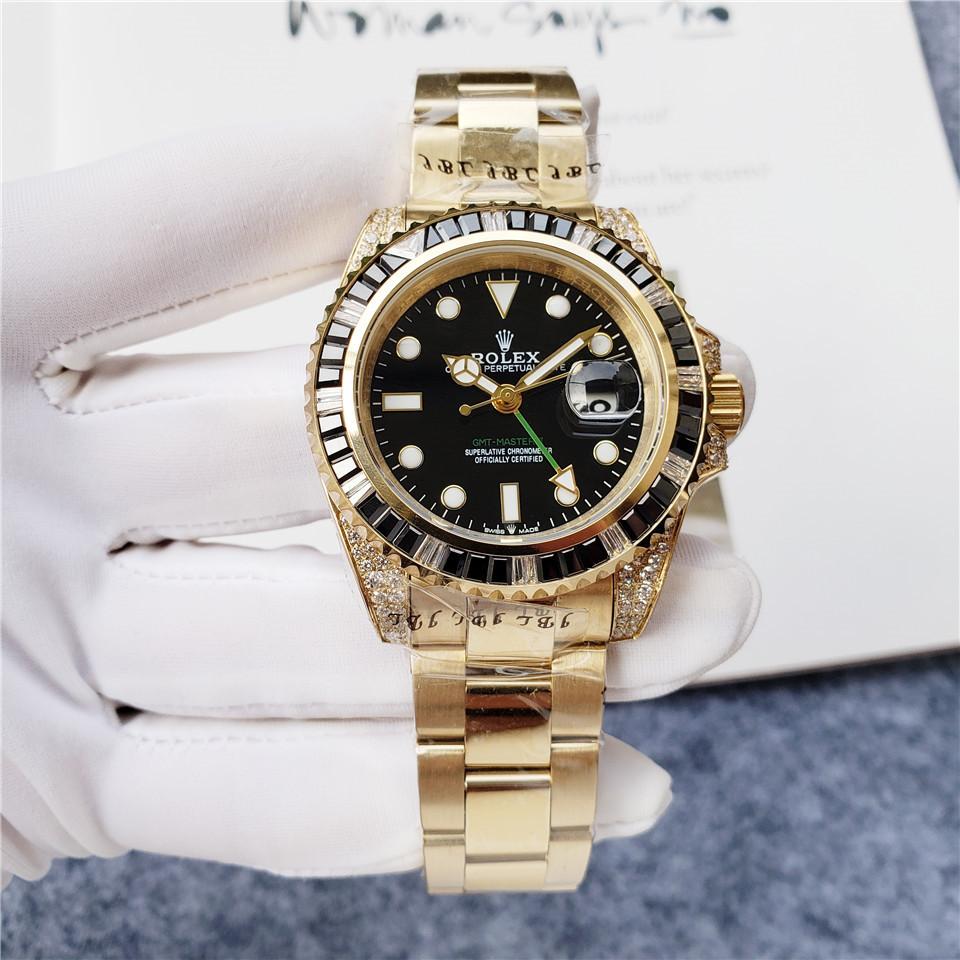 Replica Rolex Gmt Master 904l Stainless Steel Automatic Mechanical Watch 40mm