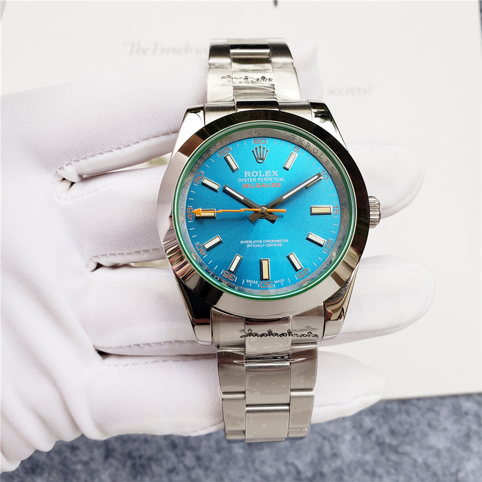 Replica Rolex Milgauss 904l Stainless Steel Automatic Mechanical Watch 40mm