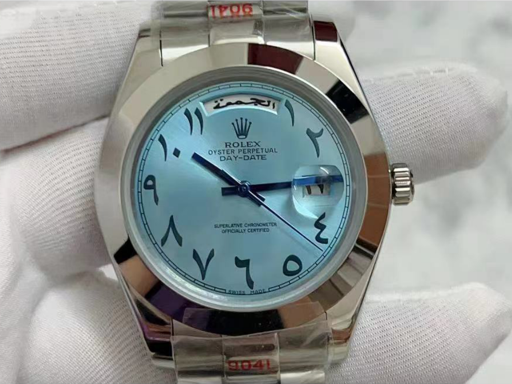 Replica Rolex Daydate 904l Stainless Steel Automatic Mechanical Watch 40mm